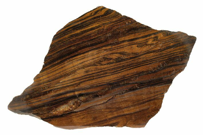 Polished Desert Sunset Banded Iron Slab - Western Australia #240067